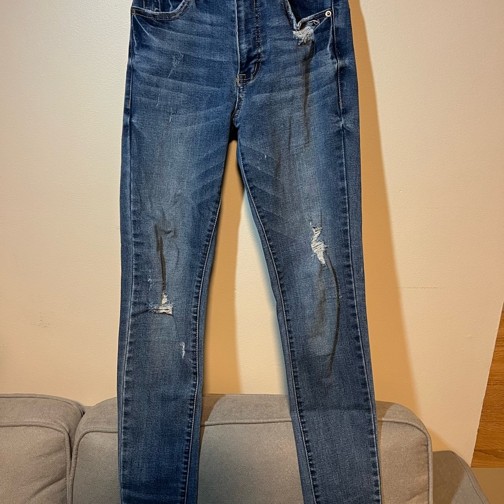 Aeropostale High Rise Blue Denim Jeans